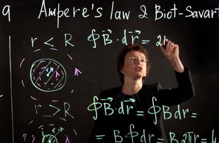 Tatiana Erukhimova explaining Ampere's Law & Biot-Savart Law