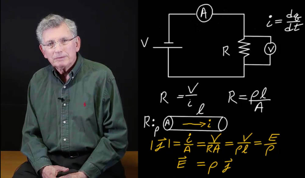 Bassichis explaining Ohm's Law